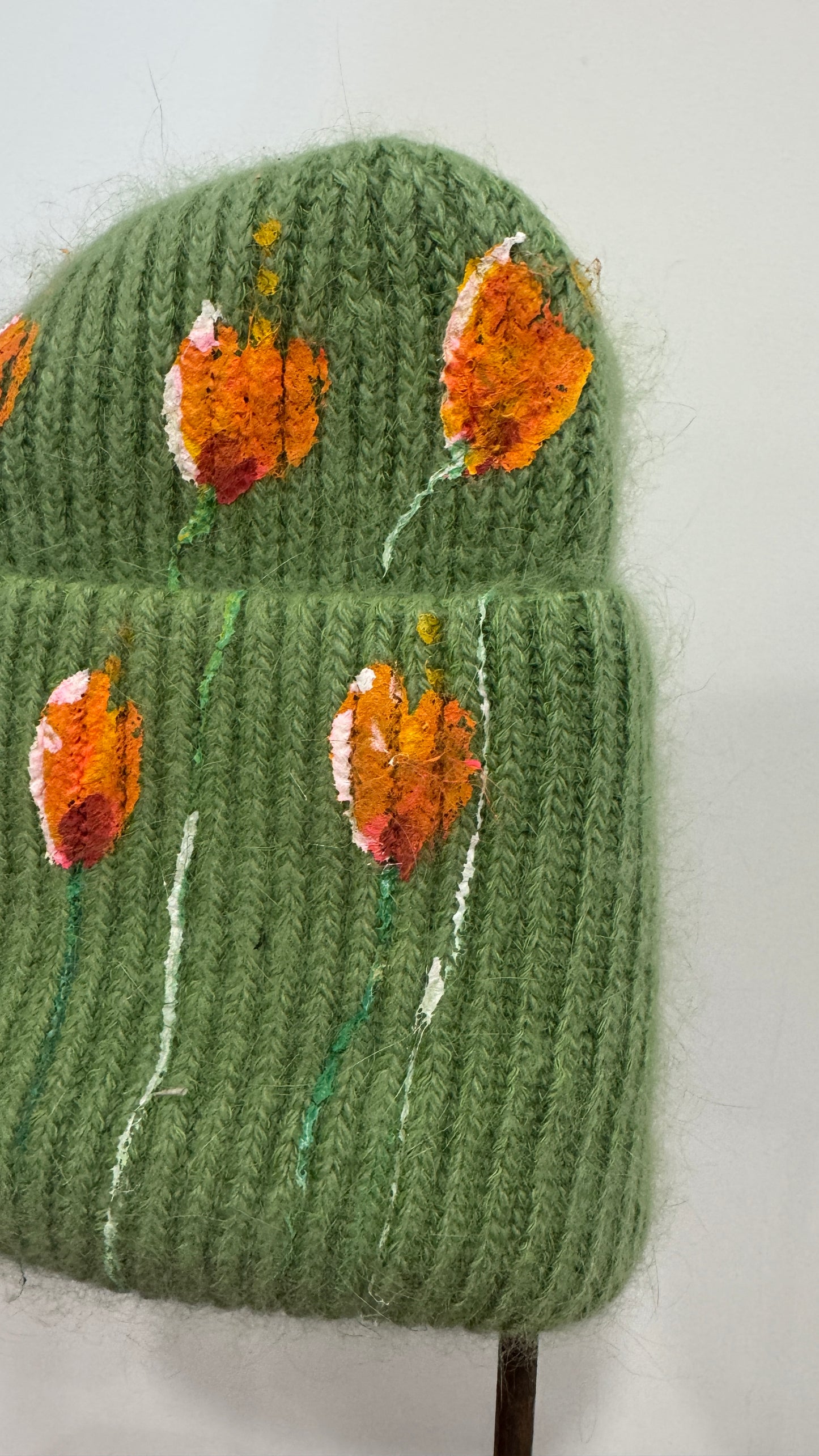 Gorro punto verde