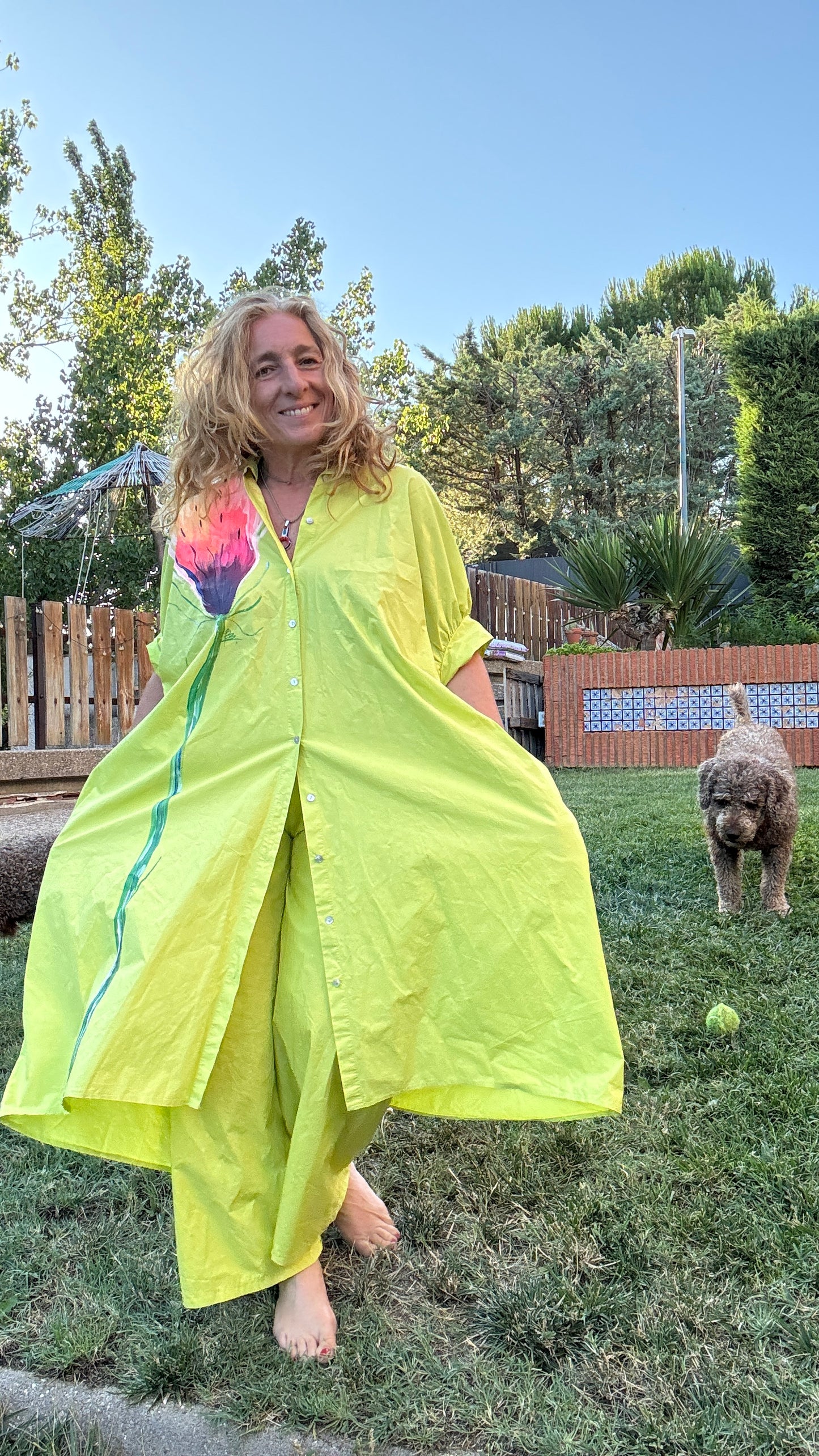 Vestido over lima