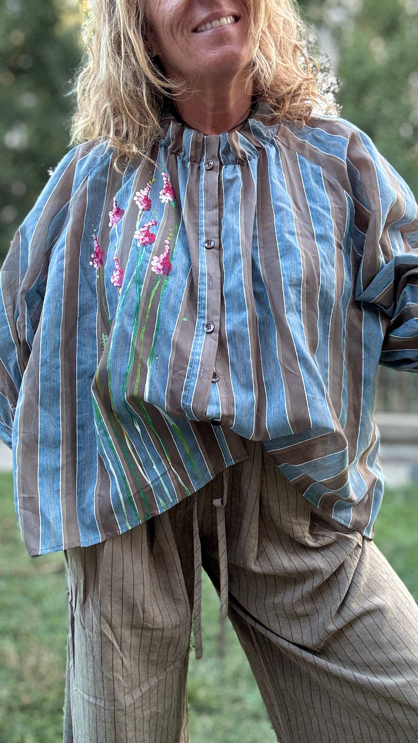 Blusa raya azul - topo