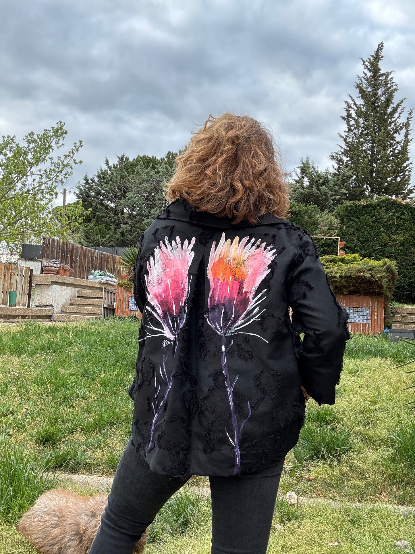 Chaqueta fantasía negro
