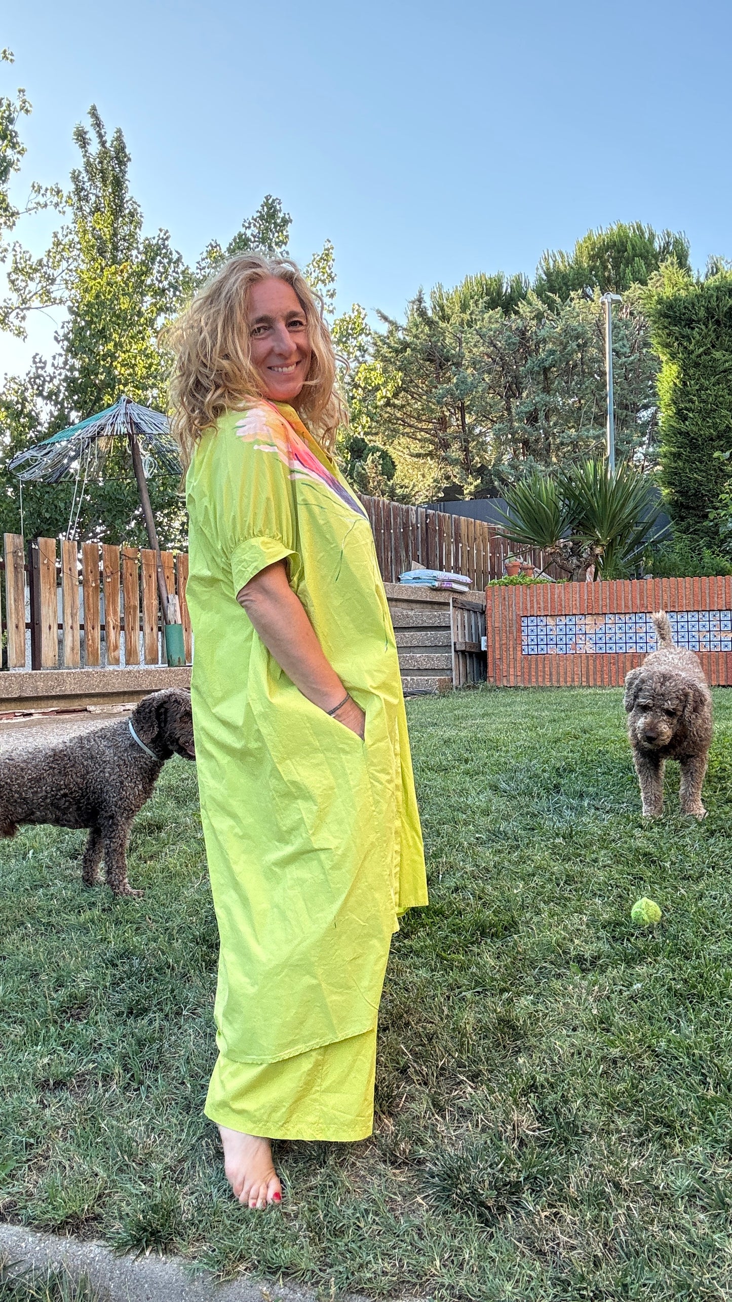 Vestido over lima