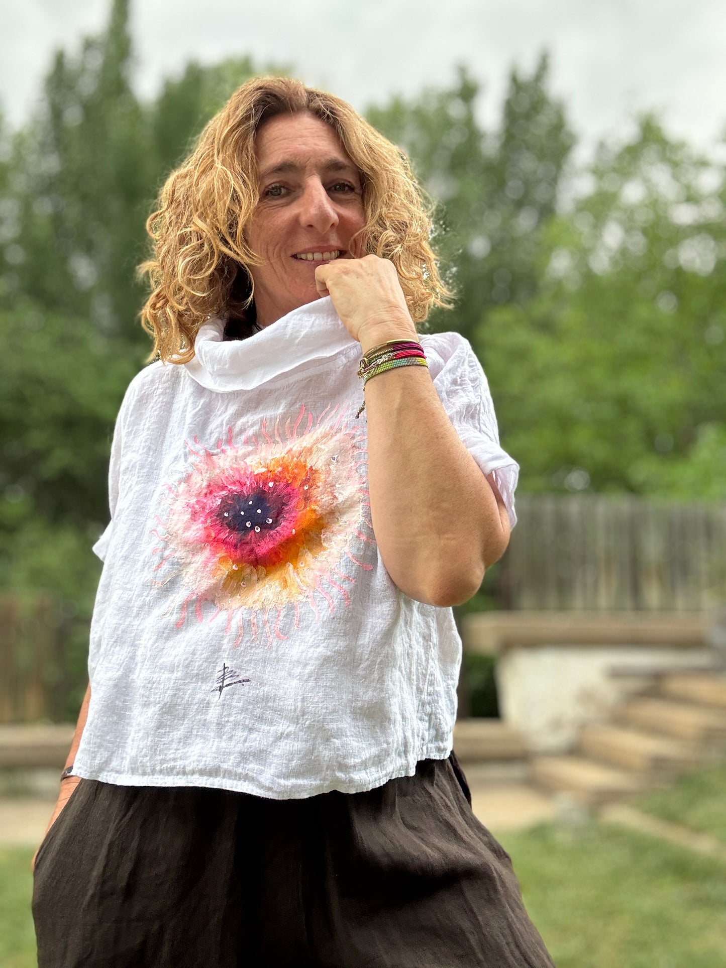 Blusa barco blanco