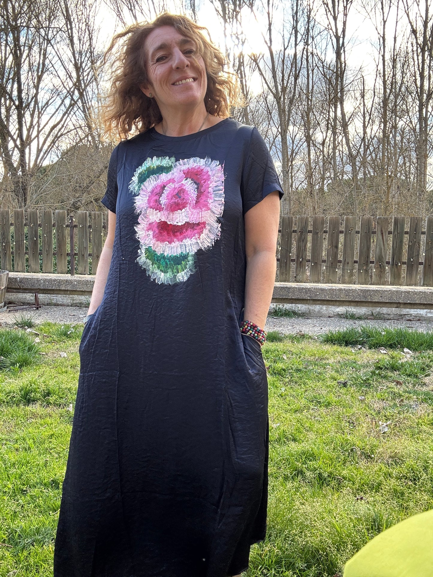 Vestido básico marino