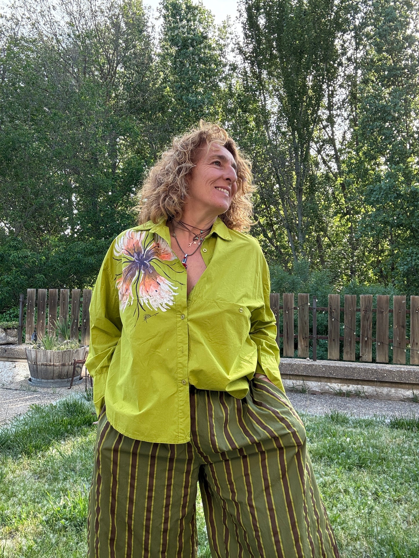 Blusa pistacho