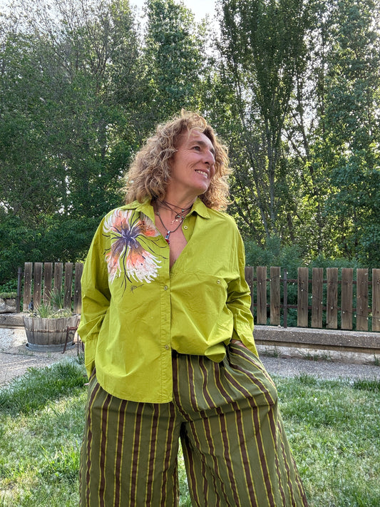 Blusa pistacho