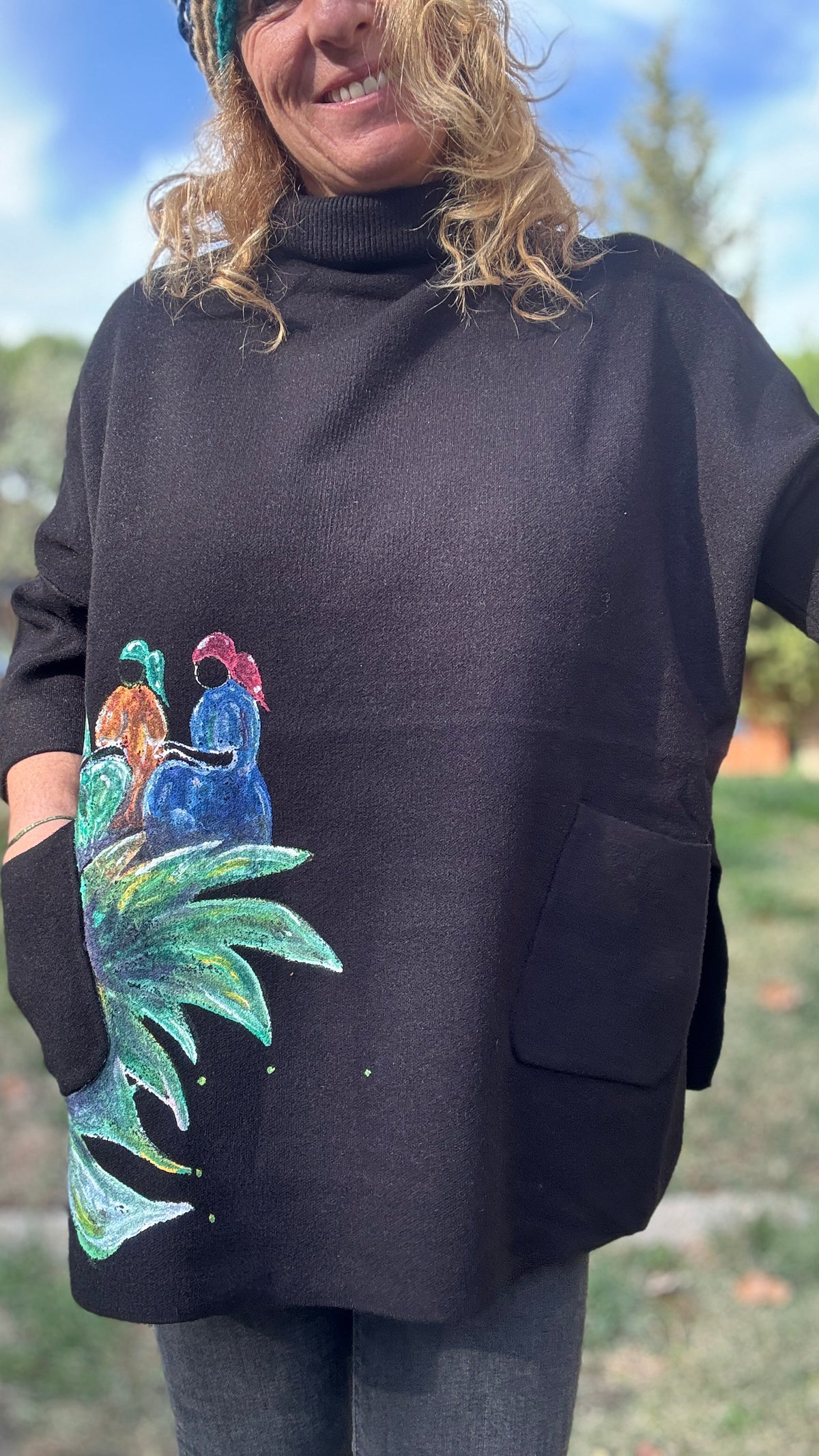 Jersey over cuello