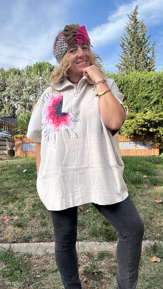 Jersey cuello cremallera