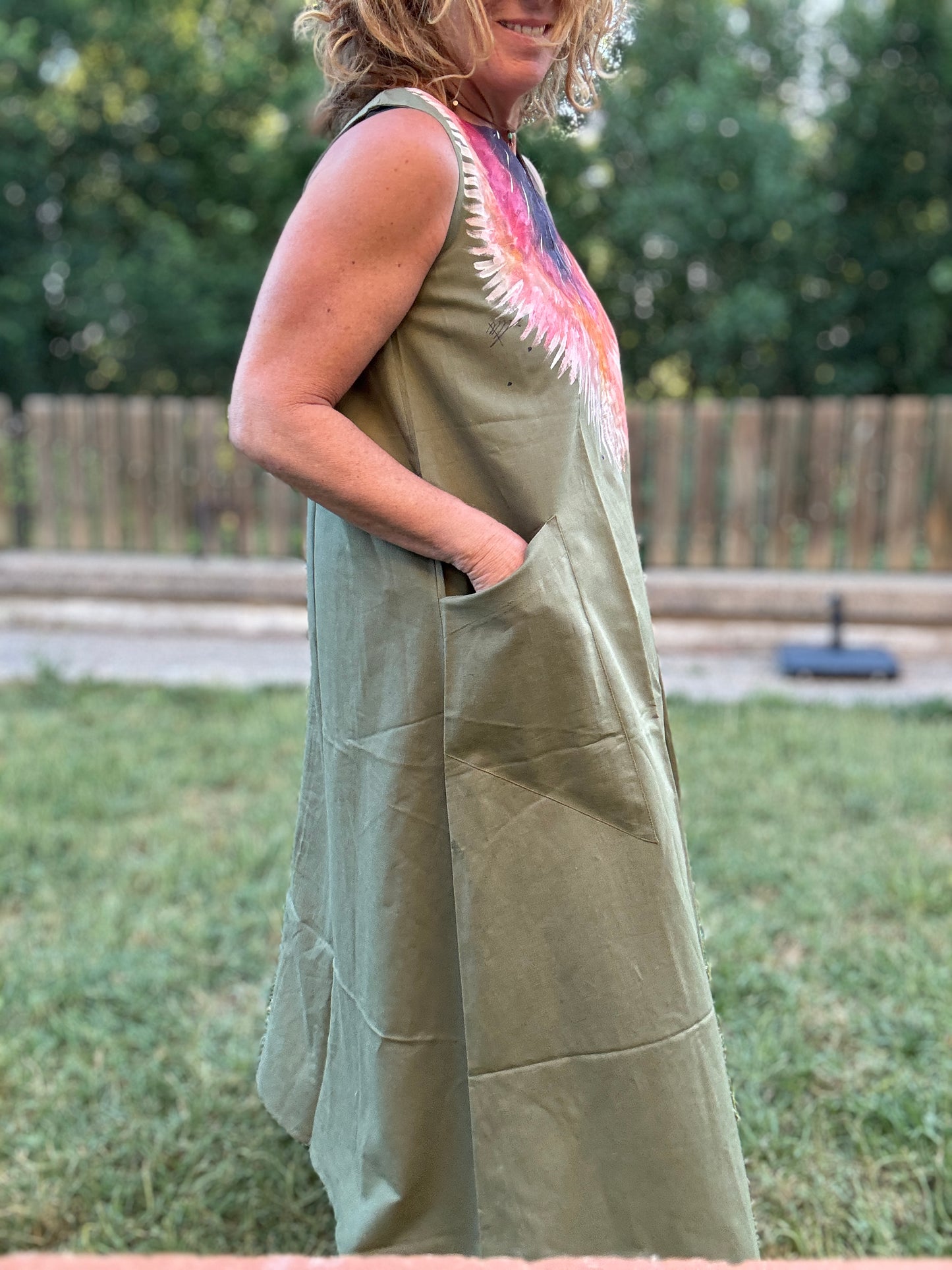 Vestido escote V