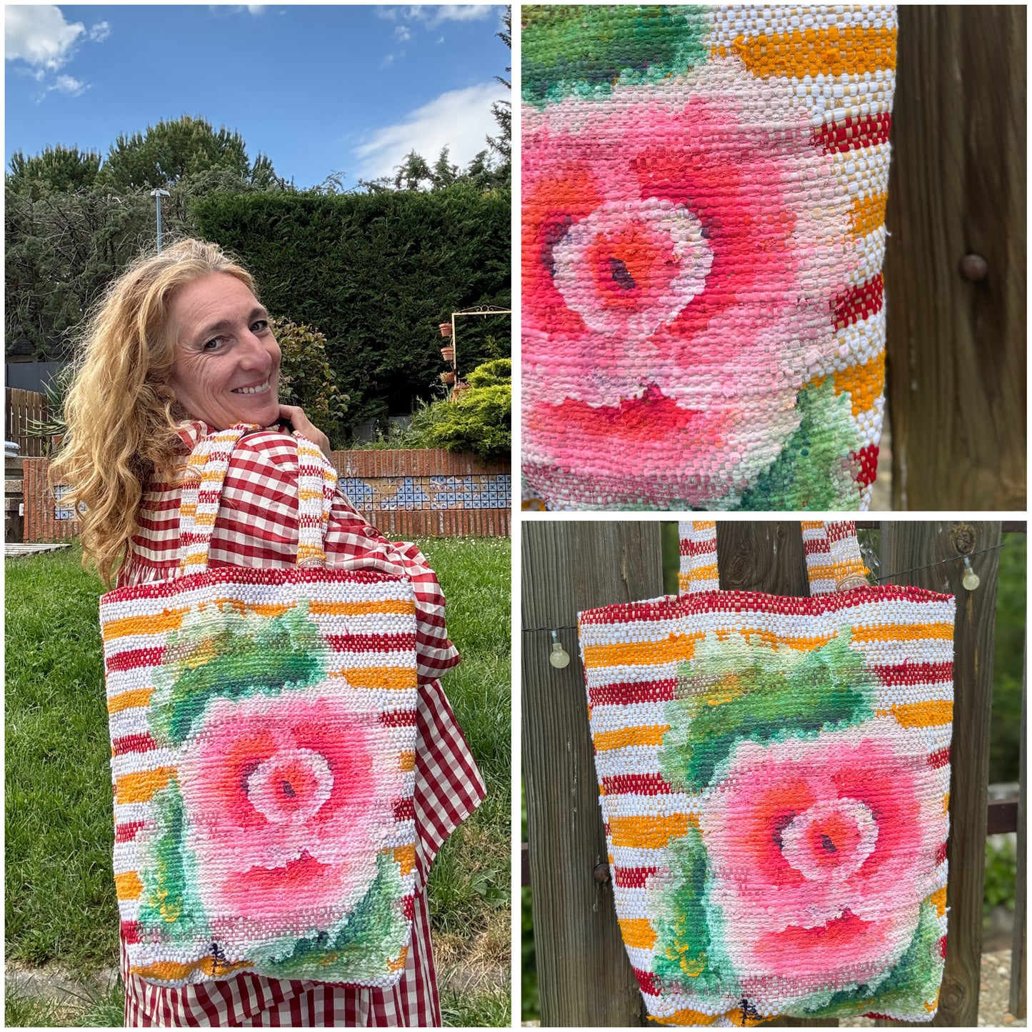 Bolso rafia - algodón