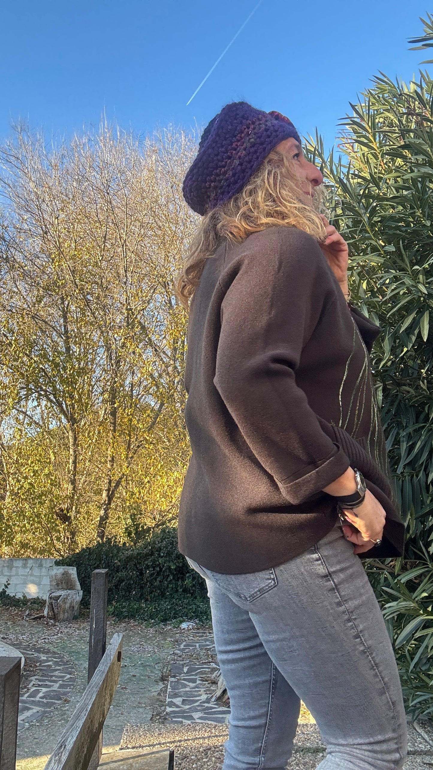 Jersey ranglan marrón