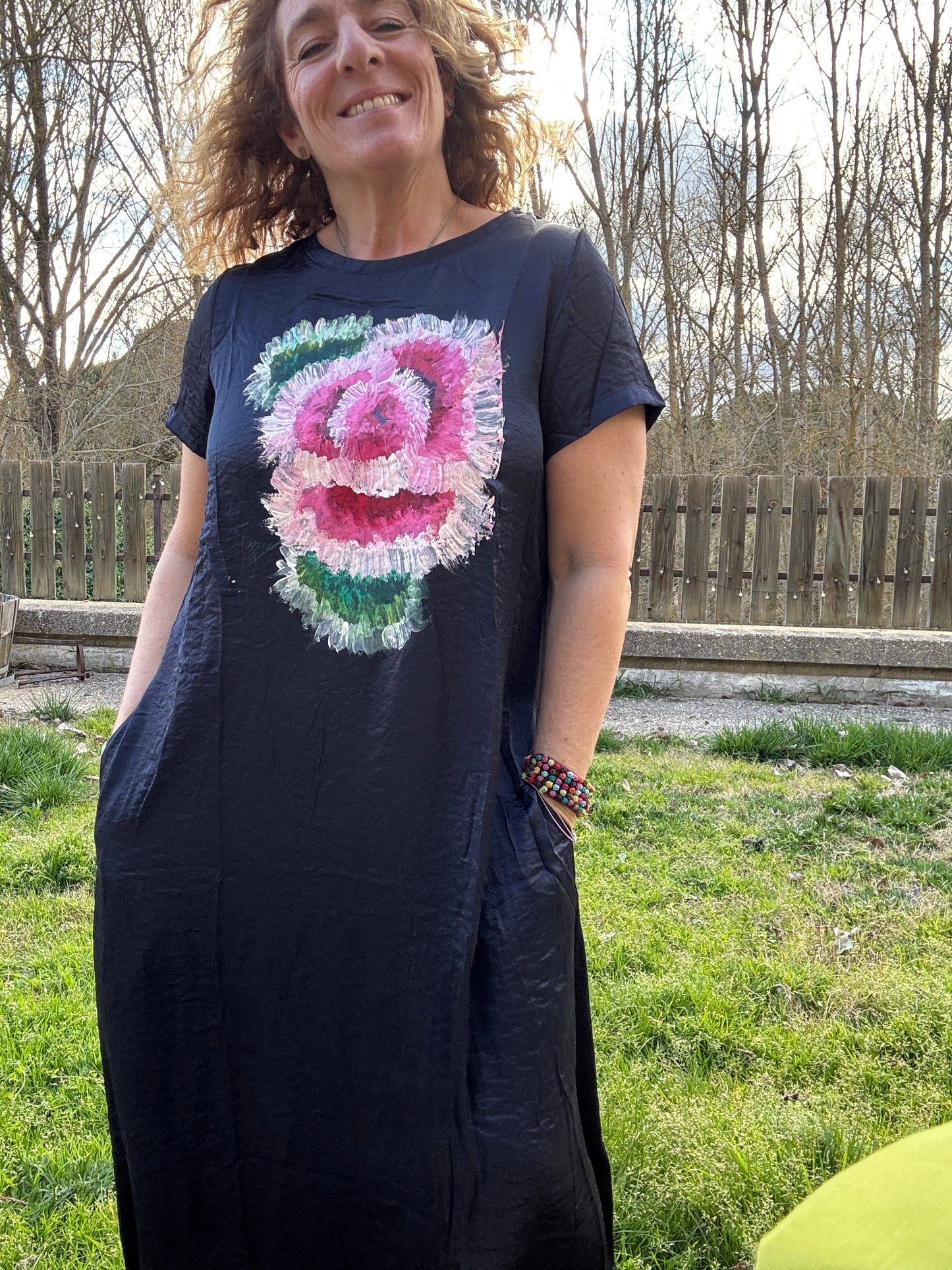 Vestido básico marino