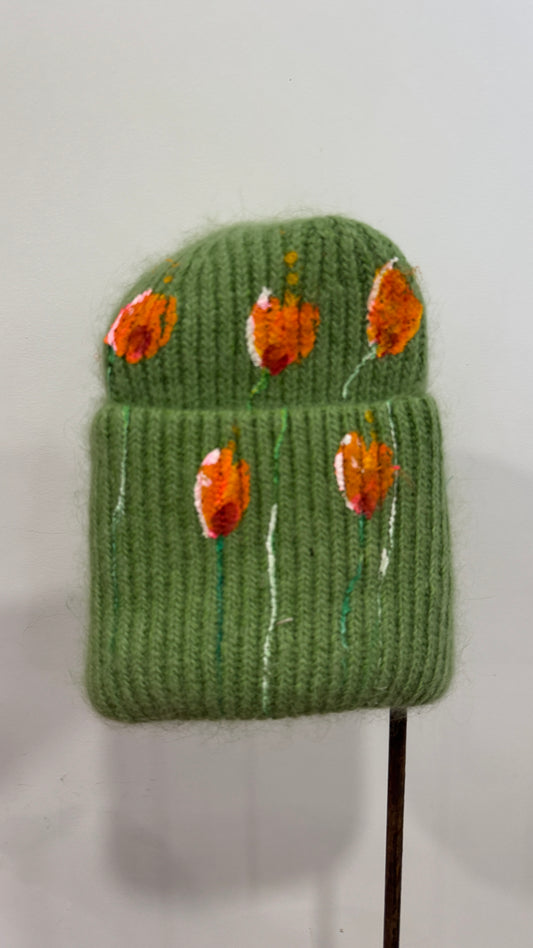 Gorro punto verde