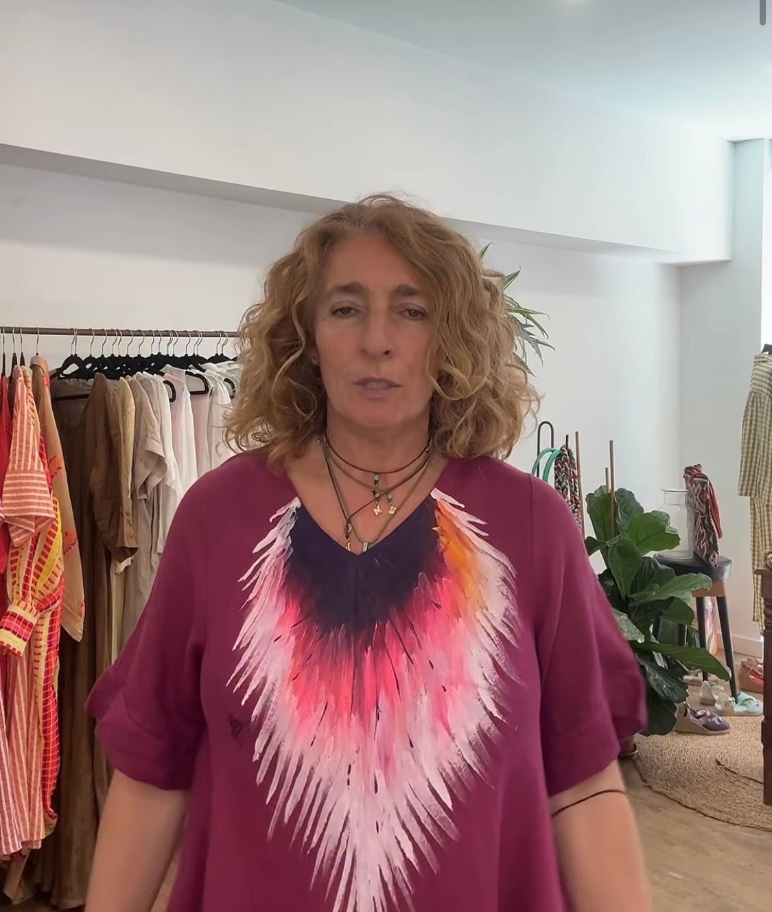Vestido bies buganvilla