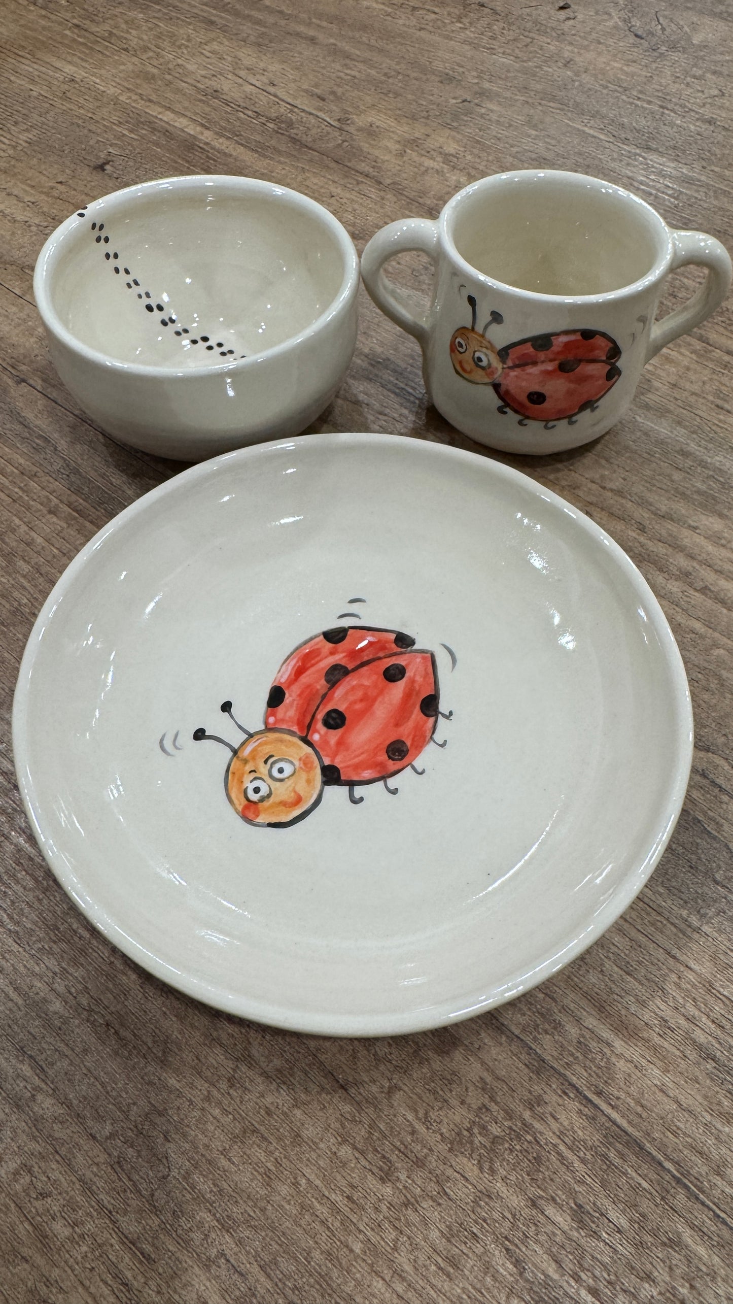 Set infantil mariquita