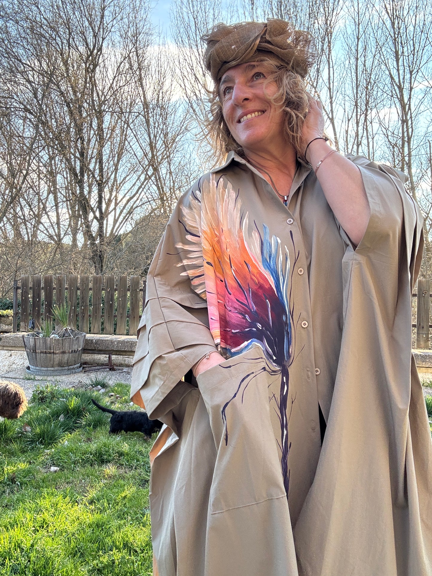 Vestido blusón oversize