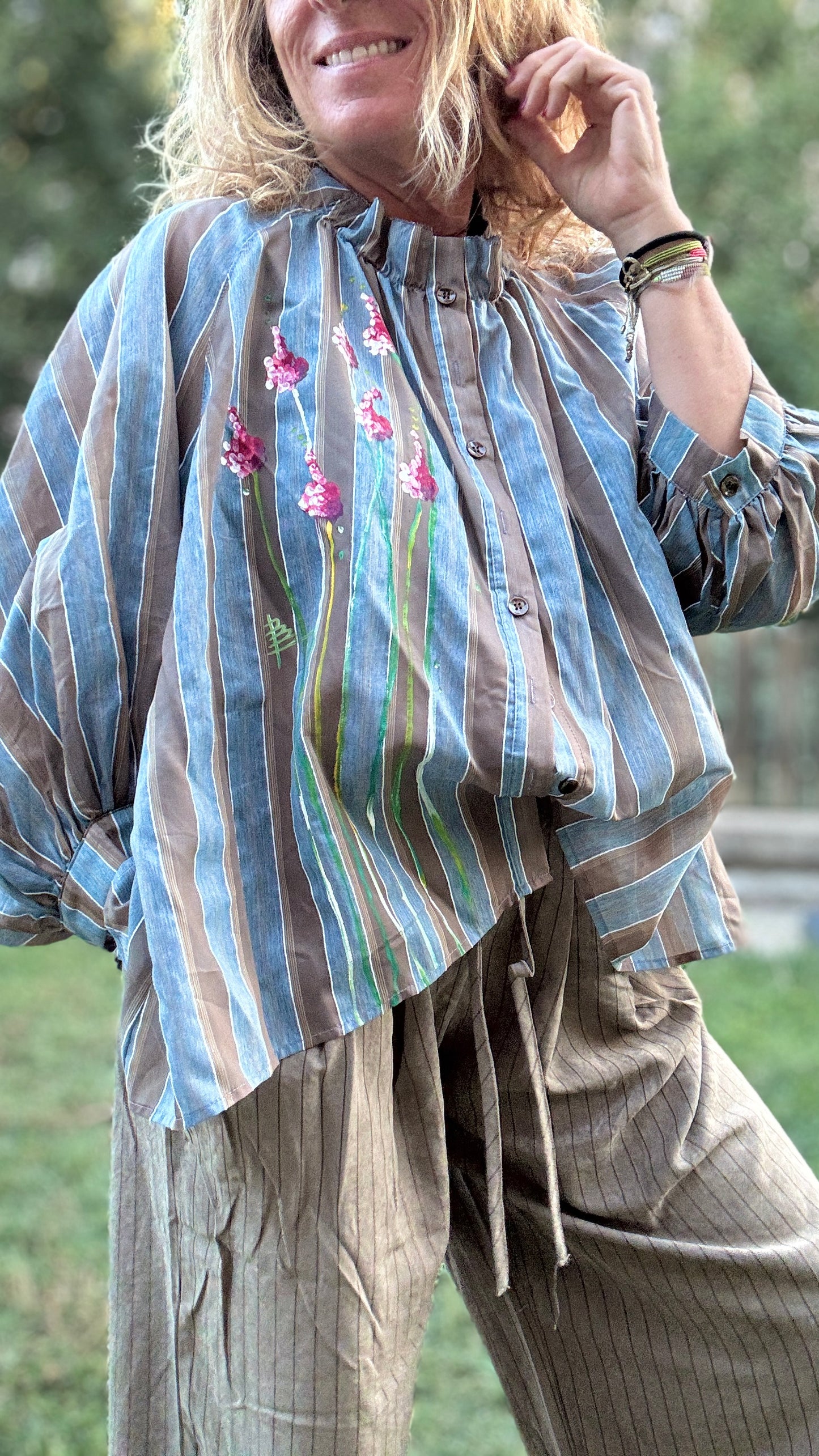 Blusa raya azul - topo