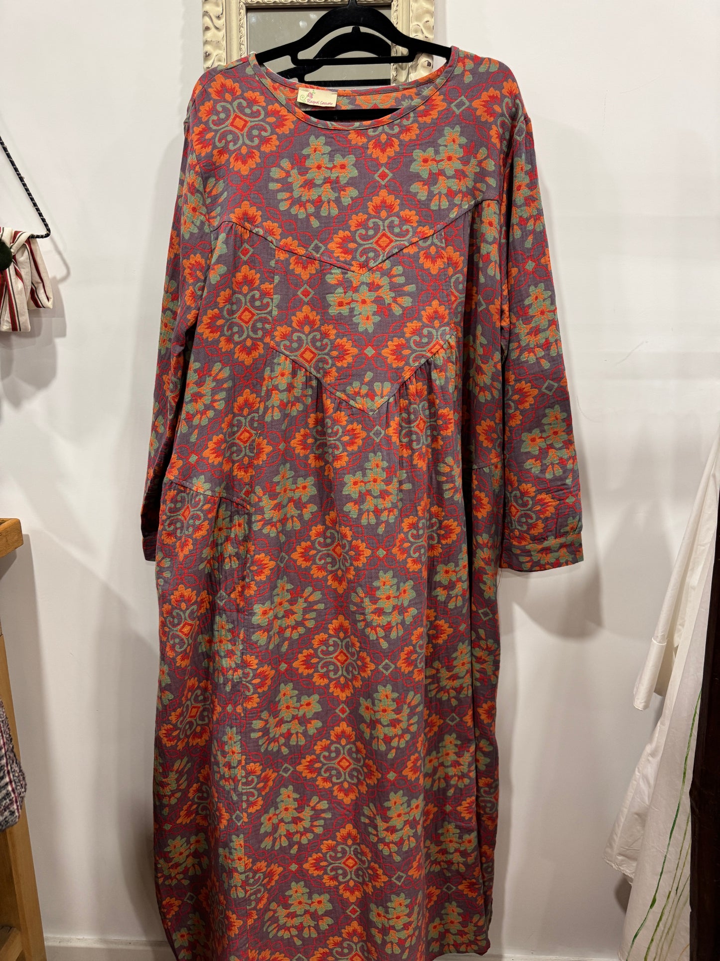 Vestido romántico estampado