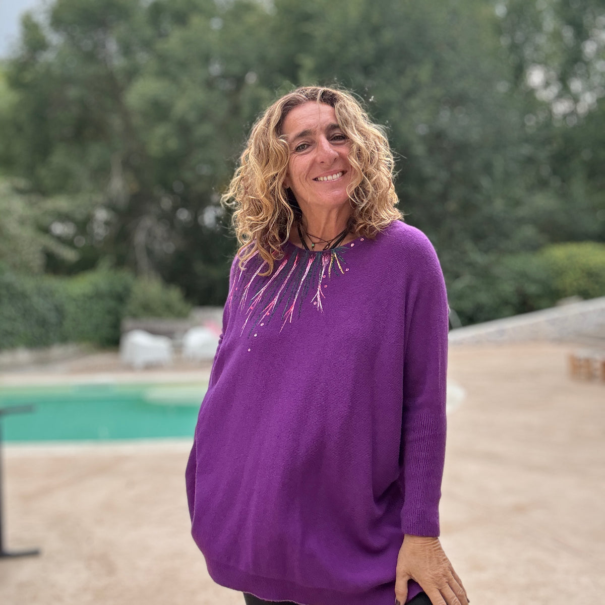 Jersey Over morado
