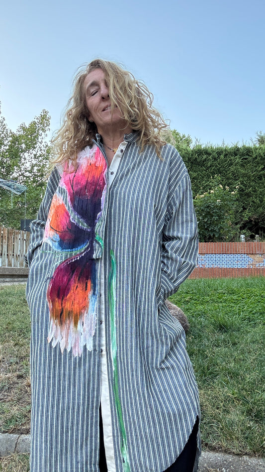 Vestido raya