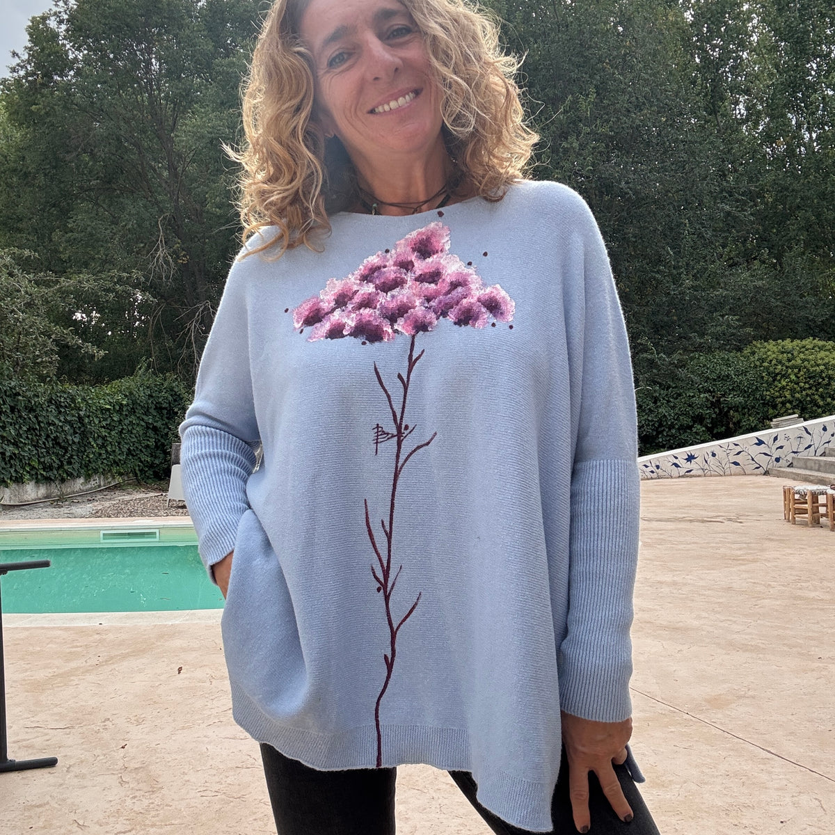 Jersey Over celeste
