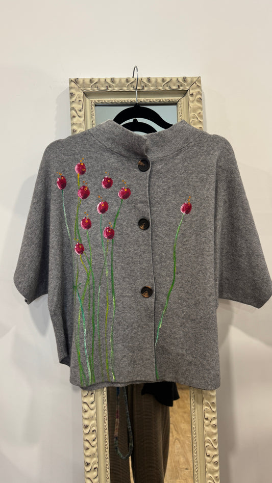 Chaqueta 3 botones gris