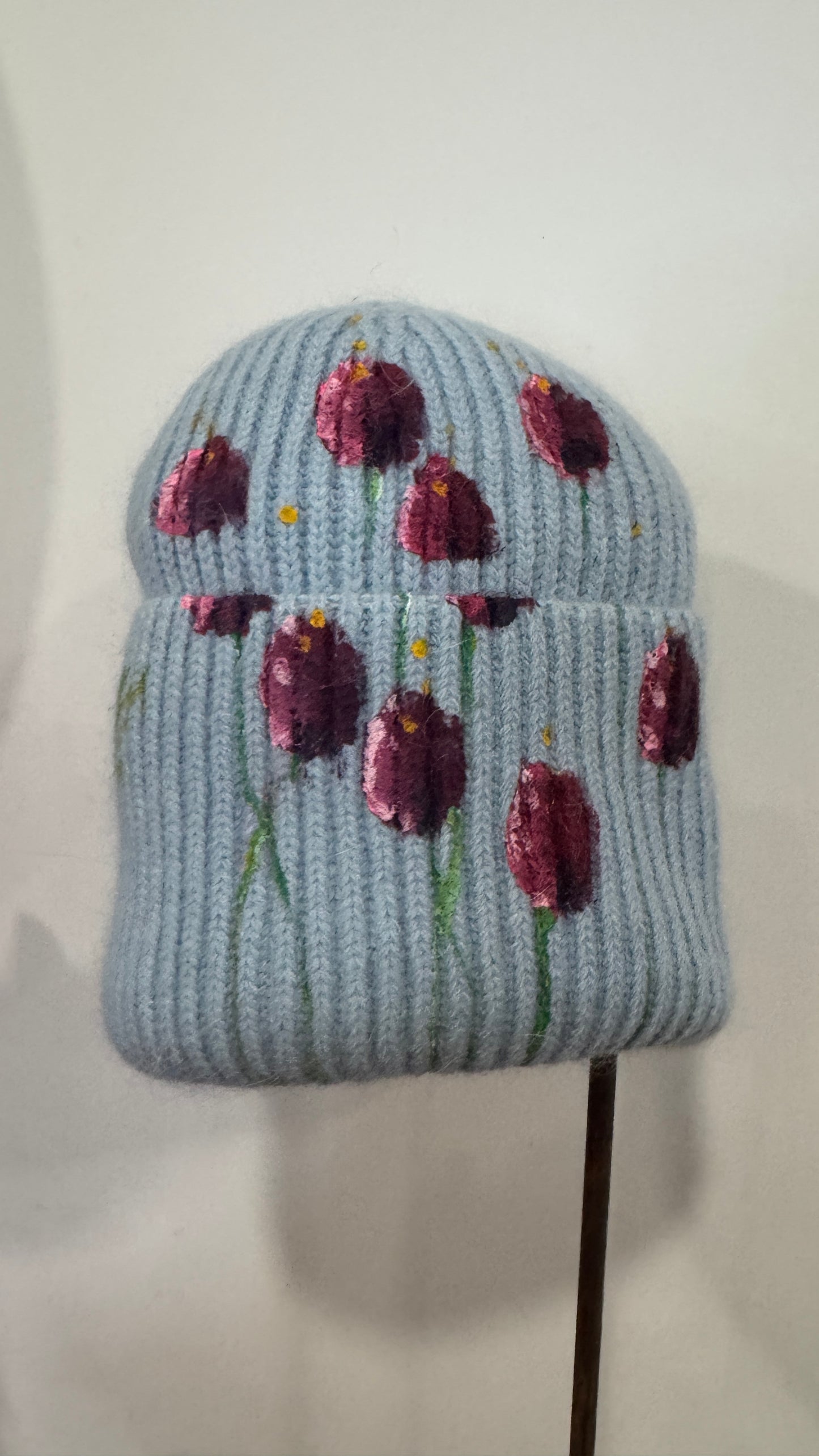 Gorro punto celeste
