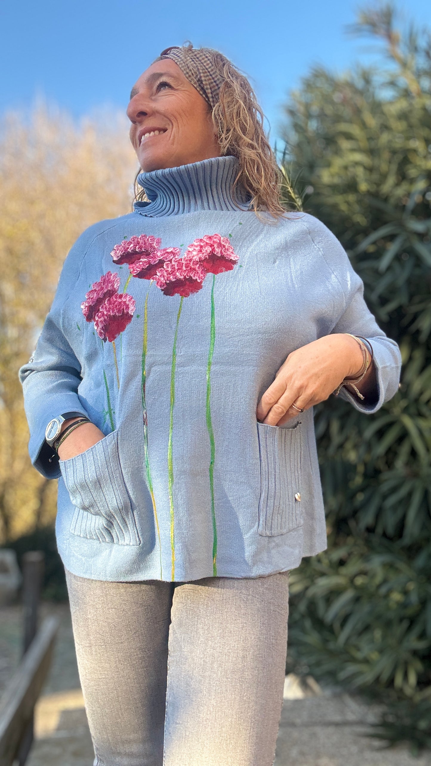 Jersey  ranglan celeste