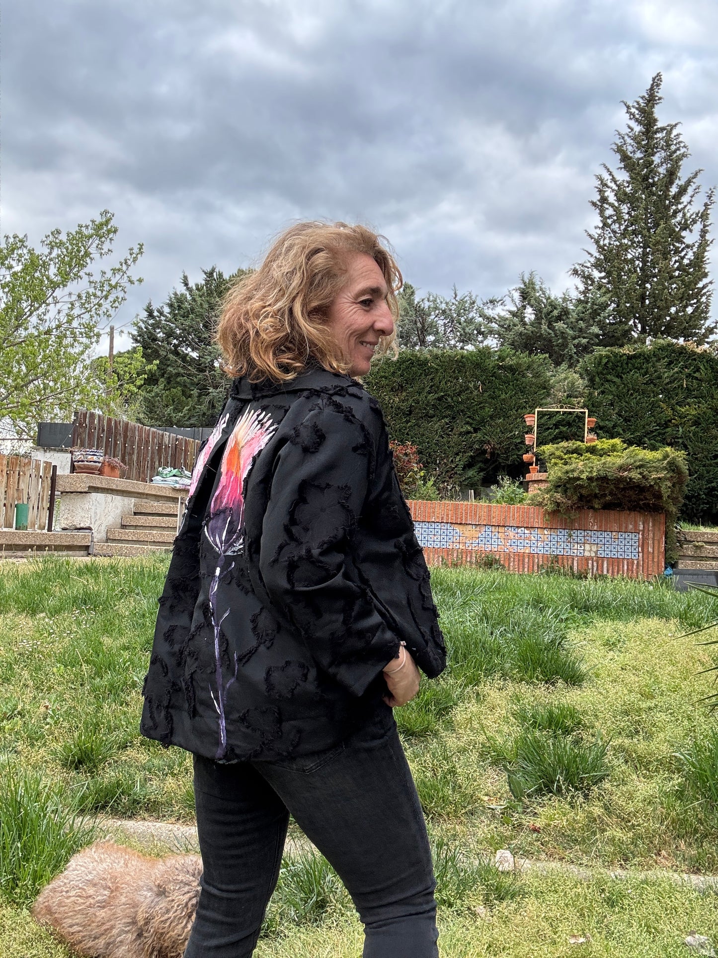 Chaqueta fantasía negro