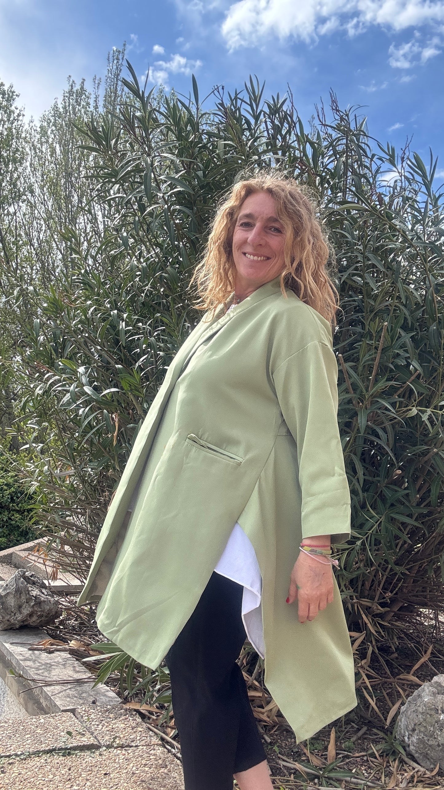 Chaqueta - americana verde