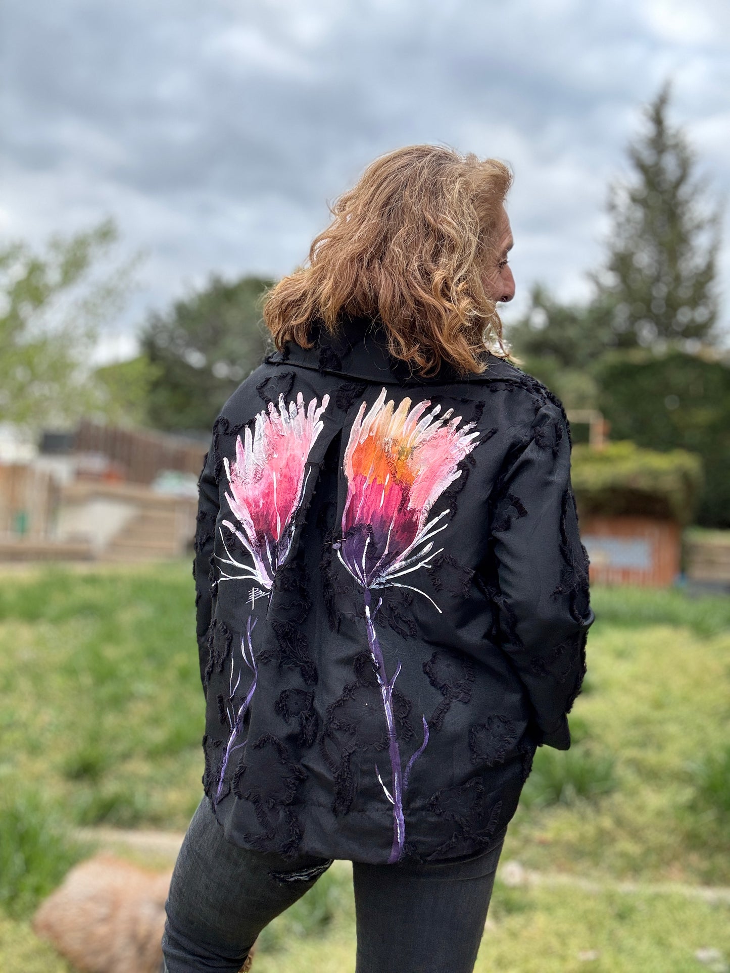 Chaqueta fantasía negro