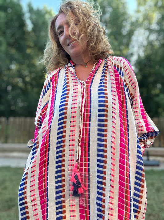 Vestido bordado blanco