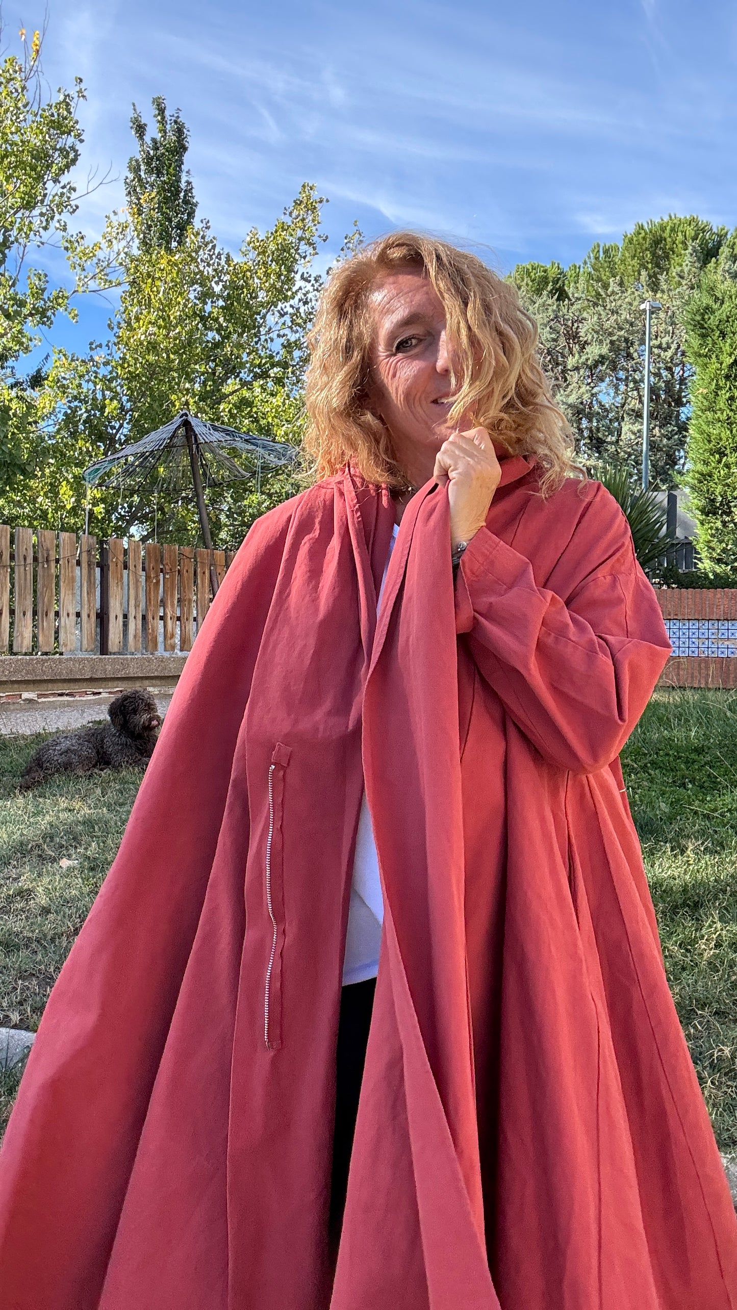 Gabardina loneta over