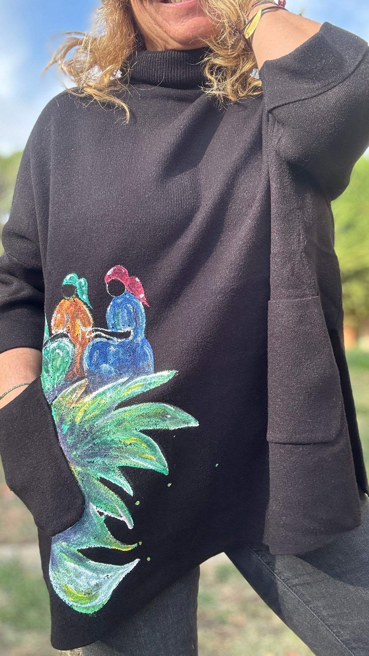 Jersey over cuello