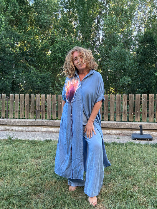 Blusón - vestido tencel