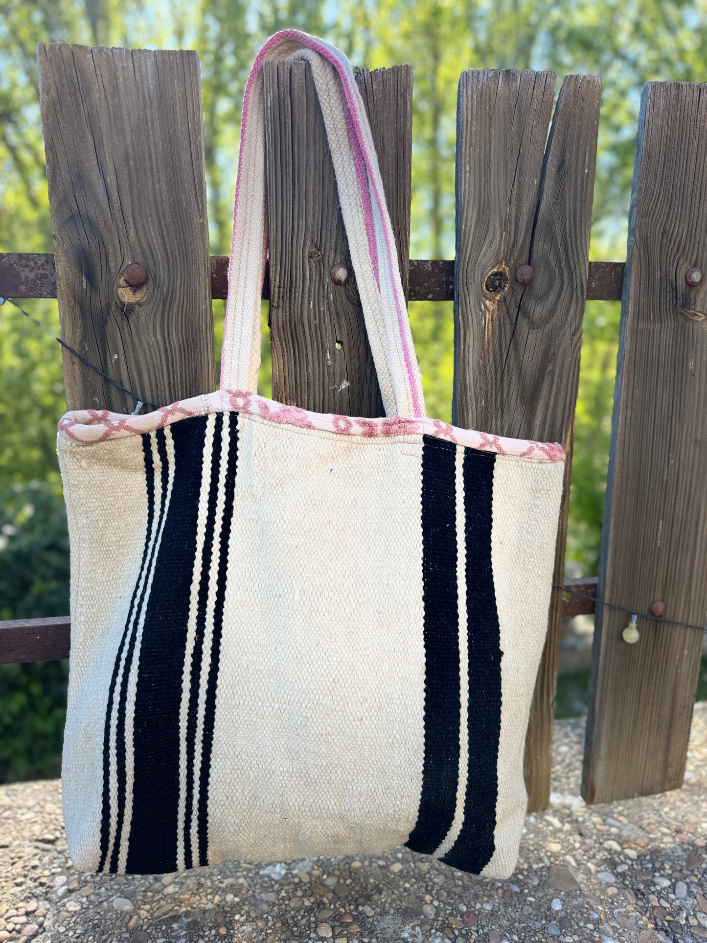 Bolso raya negra