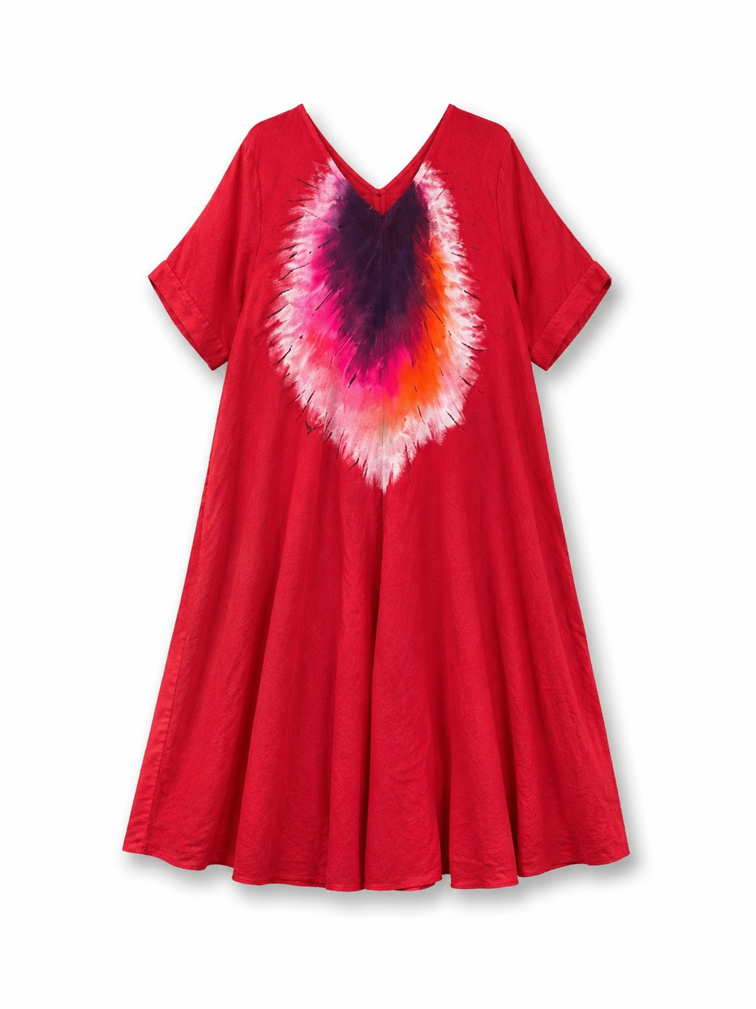 Vestido bies coral
