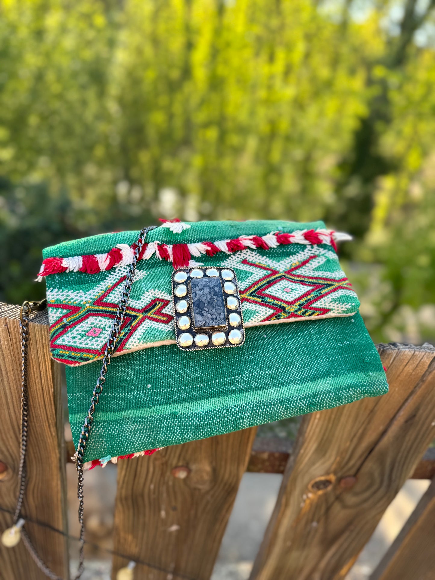 Bolso kilim cadena