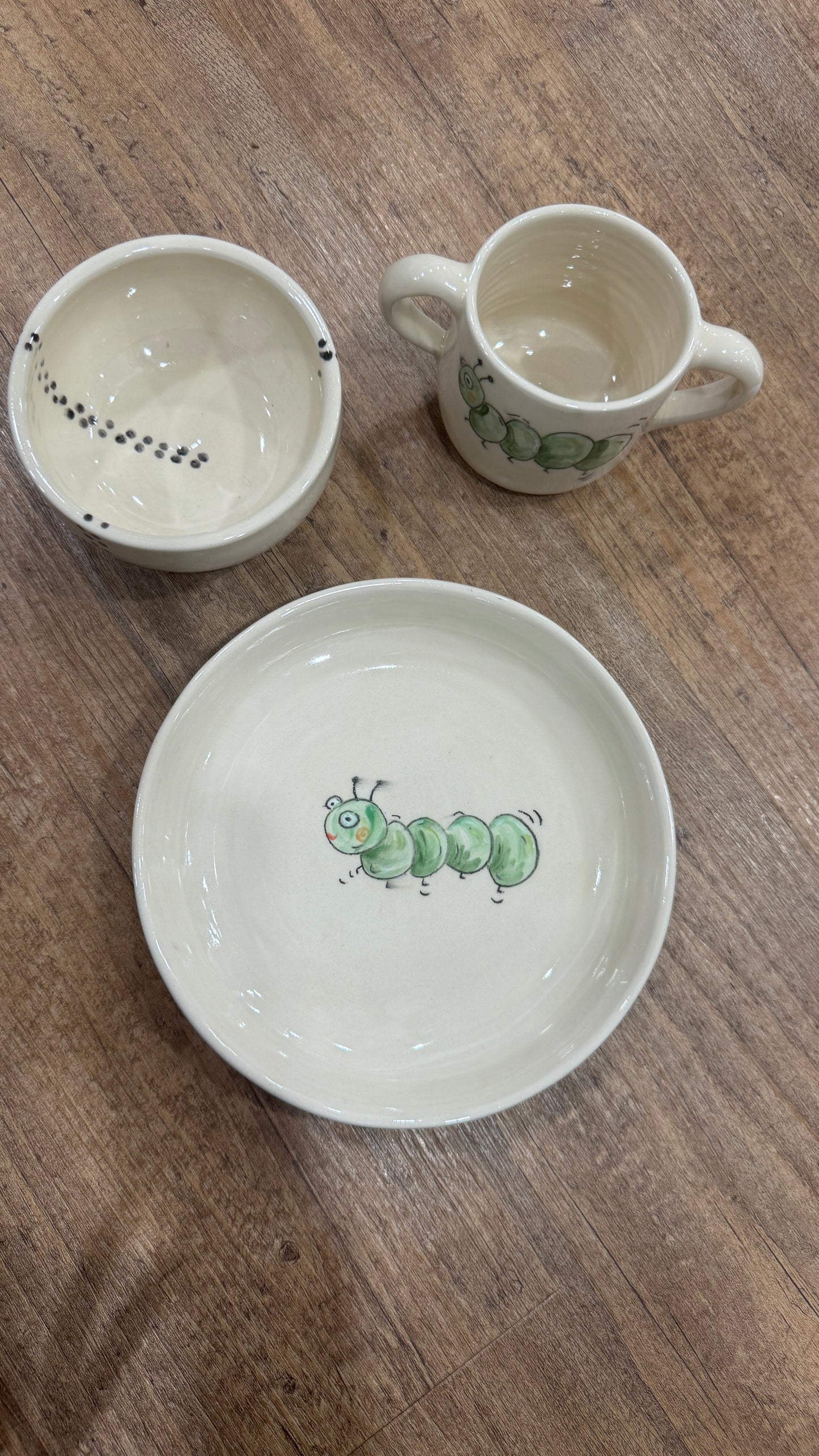 Set infantil gusanito